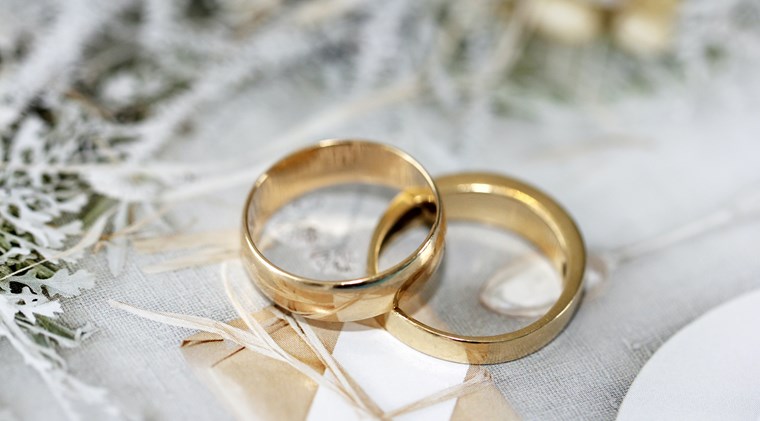 Two wedding rings on a table together Teaching Series