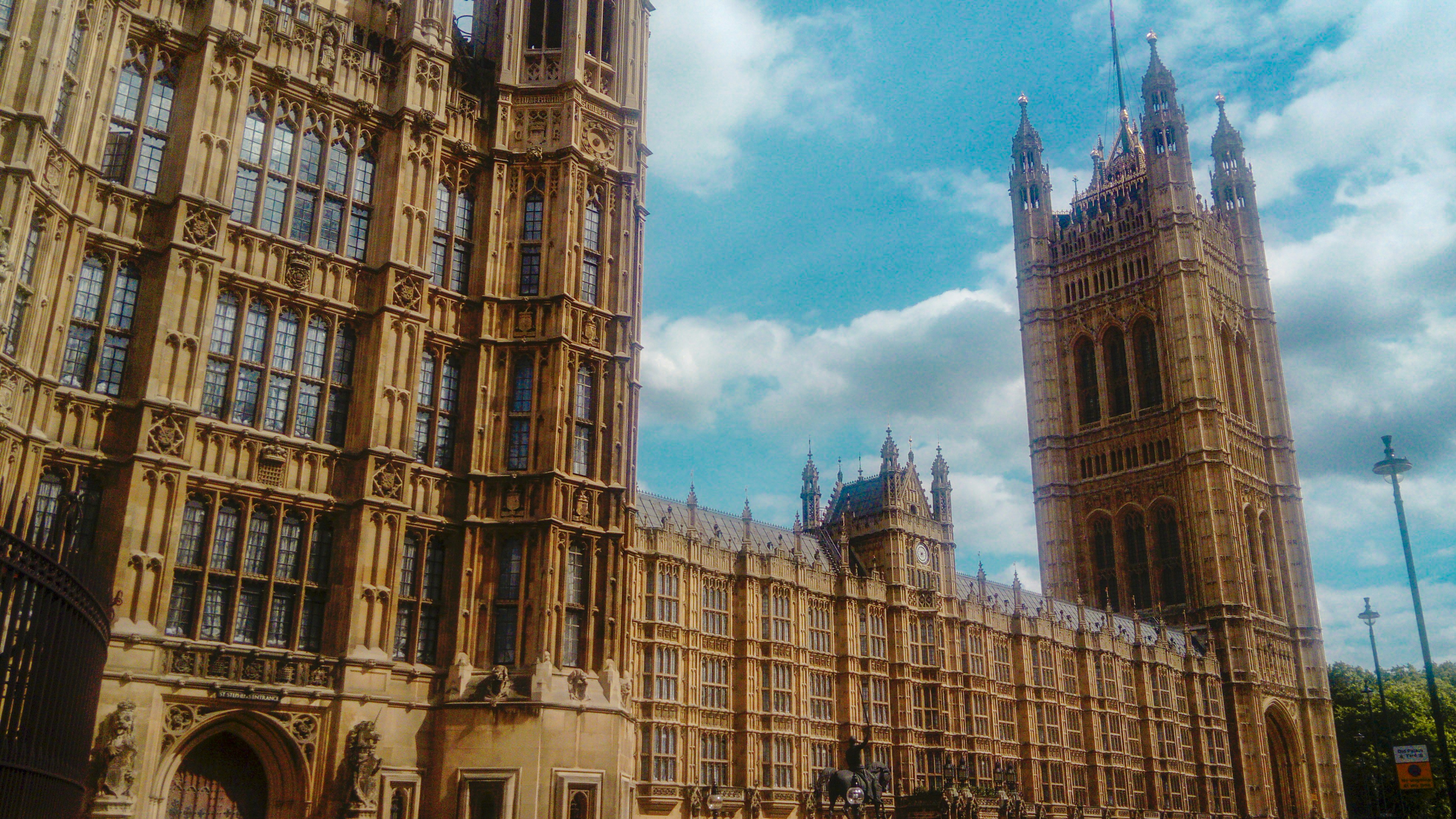 House of Parliament looking over London representing civic authority