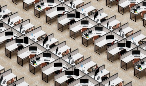 Modern office space, representing the modern workplace